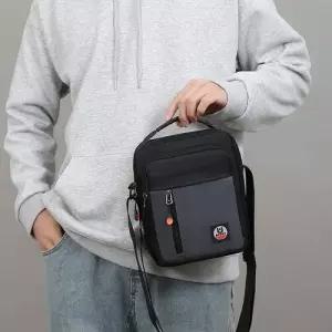 남성용 캐주얼 토트백 내마모 숄더백 레이어드 경량 크로스백 OP5