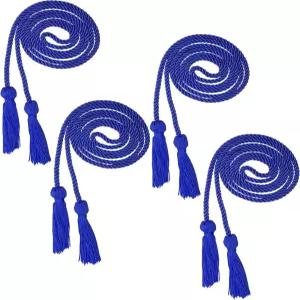 뷰티플라이어 졸업생을 위한 학사 가운을 재봉 태슬 폴리에스터 원사 명예 코드가 포함된 졸업 땋은 코드