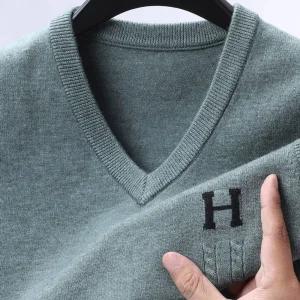 엘럽 남친 니트 캐주얼 가을 상의 조끼 자카드 민소매 원템3