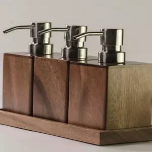 원목 세제통 주방세제 인테리어 욕실 용기 핸드워시 공병