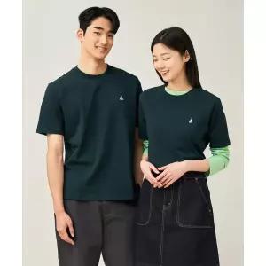 빈폴 BEANPOLE MEN Essential 수피마 코튼 라운드넥 티셔츠 그린 BC5242E12M 440874