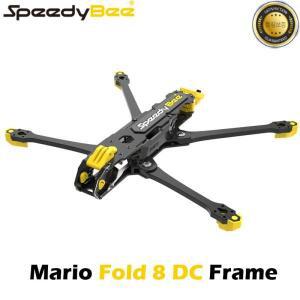 SpeedyBee Mario Fold 8 DC 2812 모터 용 인치 장거리 프레임 RC 레이싱 드론 쿼드 콥터 키트 O3 에어 유닛