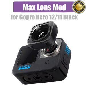 최대 렌즈 모드 Fov 155 ° 광각 Gopro Hero 용 5M 방수 손떨림 방지 13 12 11 10 9 블랙 카메라 액세서리
