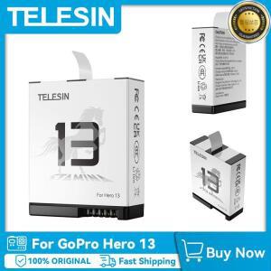 GoPro Hero 13 용 TELESIN 스태미나 배터리 충전기 전원 액세서리 1950 mAh 고속 케이스 보관함