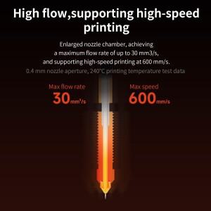 Creality 유니콘 퀵 스왑 깍지 키트, 빠른 설치, 고유량 인쇄, 업그레이드 소재, K1C_K1 Max_Ender-3 V3