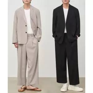 PRAIRIE [여름셋업] 라이크 린넨 오버핏 블레이저 셋업