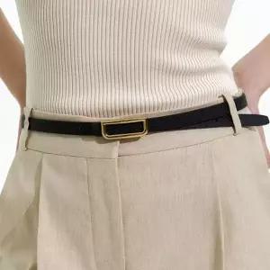 닥스 DBBE5F805BK [선물포장][여성벨트][D Symbol] 블랙 골드 D버클 소가죽 여성벨트