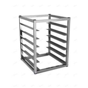 쟁반 선반 업소용 식당 보관 빵집 가정용 원형 이동식 회수 식기 6단 식판반납대 수거대