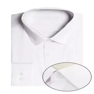 슬림핏 심플 화이트 셔츠 (95-110) FOS9+7jwH