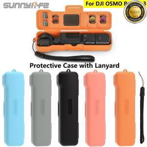 DJI OSMO Pocket 3 용 Sunnylife 케이스 카메라 쉘 보호 커버 스트랩이있는 하드 휴대용 플립 오픈