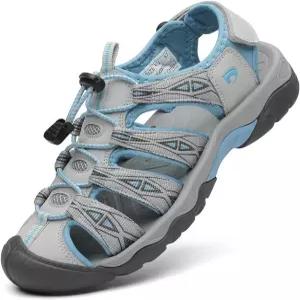 단토 여성 스포츠 하이킹 샌들 클로즈드 토 아웃도어 운동 워킹 경량 여름 워터 슈즈