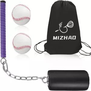 미즈하오 야구용 로프 스윙 트레이닝 배트 야구 트레이너 키트 견고하게 실제 야구공과 소프트볼 그리고