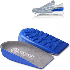 1/2인치 힐 트 숨겨진 기술이 적용된 쿠션 아치 지지대 깔창 발바닥 근막염 인서트 하루 종일 서 있는