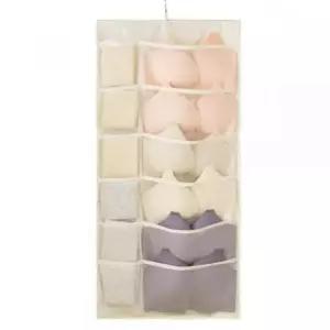 [생활] 양면 수납걸이 정리함 속옷 포켓 행거 옷걸이 양말