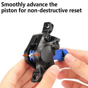 ATWEINA 자전거 브레이크 스틸 패드 스프레더 도구 360 ° 회전식 오일 디스크 피스톤 리셋 유압 캘리퍼