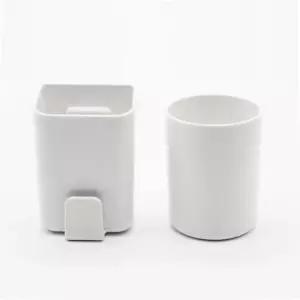 [생활] 걸이 수납함 스탠드 양치컵 거꾸로 세트