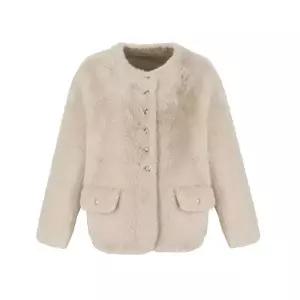 [백화점 홈쇼핑 정품] 숲 페이크퍼 라운드 자켓 SBADB81