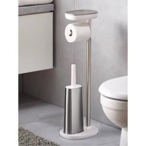 화장실휴지걸이 스탠드휴지걸이 타월걸이 스테인리스 행거 스탠드 스틸 대리석 부착 보관 휴지