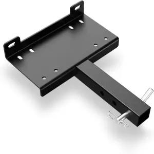 유니버설 트레일러 윈치 히치 마운트 플레이트 윈치용 리시버 2인치 ATV UTV 트럭용 헤비 듀티 크래들 10 x