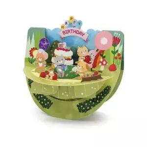 [문구/오피스] 생일파티 스윙 팝업 카드 X2개 생일카드 축하카드