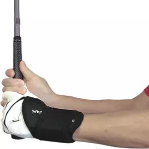 찬키 골프 손목 트레이닝 보조기구 스윙 조절 가능한 보호대 교정용 밴드 초보자를 위한 정렬 연습 도구