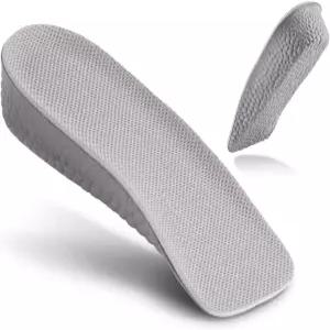 엘프존 높이 증가 깔창 0.6인치 발 아치형 신발 트 남성 정형외과용 힐 쿠션 젤 다리 불일치 밸런서 사이즈