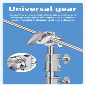 헤비 듀티 그립 헤드 C 스탠드 장착 어댑터 라이트 확장 붐 암 반사경 용 금속 홀더 사진