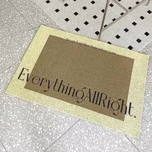 현관 발매트 브라운 매트 미끄럼방지매트 잘라쓰는매트