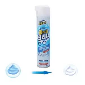 폼타입 매직클리너 550ml 거품색이 변하는 세제 청소 욕실 바닥청소