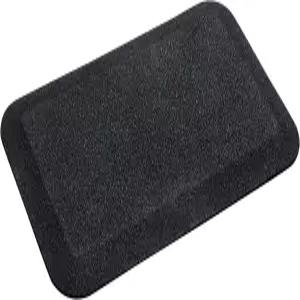 스윙셋과 슬라이드용 플레이세이퍼 놀이터 안전 고무 웨어매트 1인치 두께 X 24인치 W 40인치 L 1팩 블랙