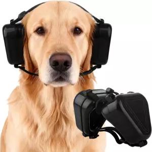 소음 보호를 위한 조절 가능한 반려견 이어 머프 편안한 청력 보호 커버 고급 감소 헤드폰 불안한 불꽃놀이