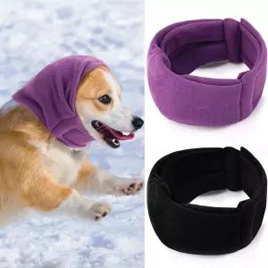 조절 가능한 핏의 개 진정 이어 머프 2종 - 목욕/그루밍/썬더 불안 를 위한 노이즈 캔슬링 프로텍터