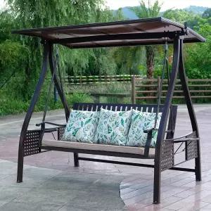 전원주택 그네 정원 펜션 카페 체어 마당 인테리어 시설 좌석