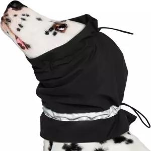 로즈키치 개 진정 후디 이어 커버 방수 랩 반사 헤드 머프 보호 불안 소음 제거 불꽃놀이 프로텍터 블랙 S