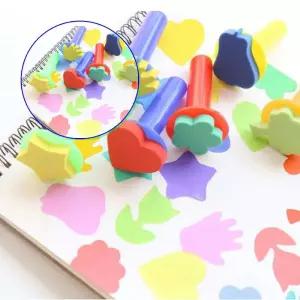 쌍문상회 창의적인 EVA 스탬프 도장 5종 미술 놀이 만들기