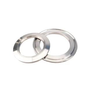 19mm-102mm 블라인드 커버 중앙 구멍이있는 트라이 클램프 엔드 캡 위생 SS304 스테인레스 스틸 퀵 오프닝