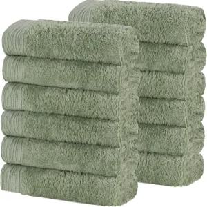 대나무 블렌드 페이스 타월/워시클로 세트의 슈페리어 레이온 럭셔리 퀵 드라이 스몰 페이셜 타월 스파