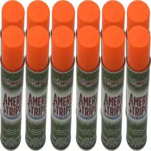 아메리칸 스트라이프 오렌지 운동장 마킹 페인트 12캔각 18온스 내식성 속건성 잔디 및 라인 스트라이핑