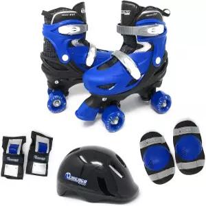 보호 장비를 착용한 소녀와 소년을 위한 시카고 롤러 스케이트 ？ 헬멧 무릎 보호대 및 손목 내구성 있는