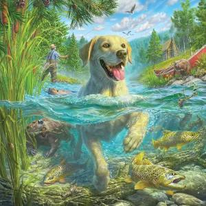 시코 마크 프레드릭슨 낚시를 하자! 550피스 직쏘 퍼즐