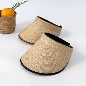 /다잇템 여자 콘트라스트 라탄 베이직 썬캡