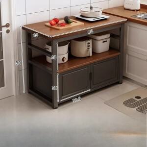 다기능 주방 캐비닛 수납 전자레인지 선반 스테이션 작업대 사이드보드 뷔페 정리함 가정용 식탁 가구