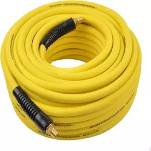 장인 38인치 100피트 폴리 하이브리드 에어 호스 300 PSI 굽힘 제한 장치가 있는 유연한 표면 마모되지