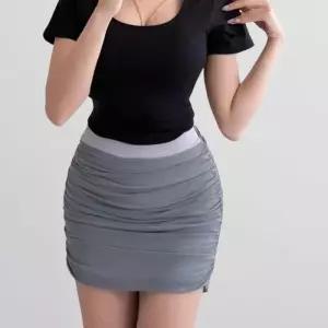 [신상오픈런]여성용 시스루 레이스 밴딩 미니 스커트 (39101377)