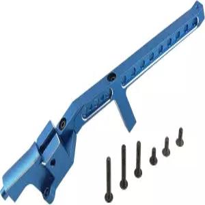 1/8 슬레지 4WD 몬스터 트럭 950764용 CNC 알루미늄 리어 섀시 브레이스 업그레이드 부품 9521파란색 교체