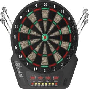 전자 다트 보드 소프트 팁 243개의 변형 6 다트가 포함된 27개의 게임 세트 컬러 LED가 장착된 디지털 전기