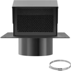 4인치 지붕 통풍구 캡 주택용 댐퍼가 있는 탄소강 배기구 환기 시스템을 위한 다락방용 직경 칼라 탈착식