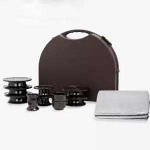 (튼튼)휴대용 제기 세트 제사 산소 벌초 성묘 미니 14P용 미니상 성묘상 산소상 성묘용 용상 용품