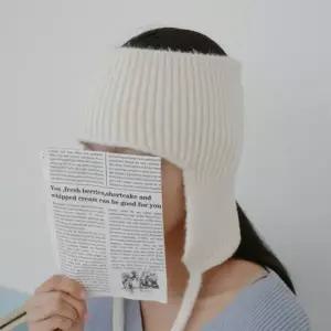 /다잇템 여자 FW 이어플랩 골지니트 남자 모자