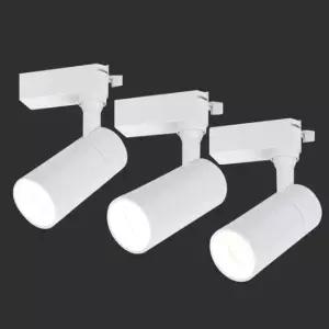 [데코] KS 레일조명 LED 일체형 등기구 10W 화이트 원통